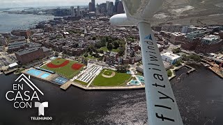 Nueva York cuenta con una nueva opción de vuelo hacia Boston con espectaculares vistas | Telemundo