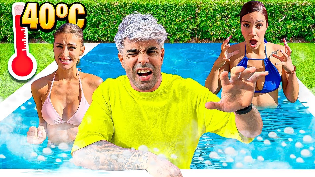 EL ÚLTIMO en ABANDONAR la PISCINA CALIENTE GANA 1000€!!
