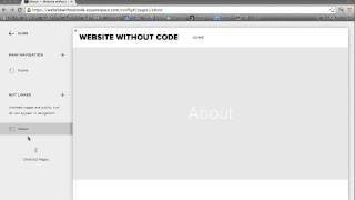Squarespace 7 pages tab