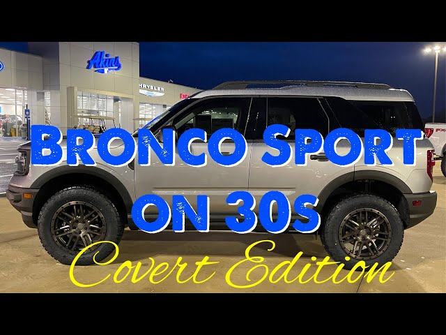 Lifted Ford Bronco Sport - Everything Bronco Aftermarket