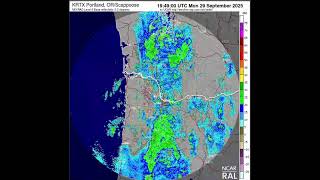 Portland Weather Radar Loop 092925