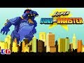 МОНСТРЫ В ГОРОДЕ! БИТВА С ПИКСЕЛЬНЫМИ МУТАНТАМИ! Мультяшная игра Super Man Or Monster