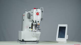 GEM 1900 ｜Automatic Bartacking Machine | Computer-Controlled High Speed Sewing Machine