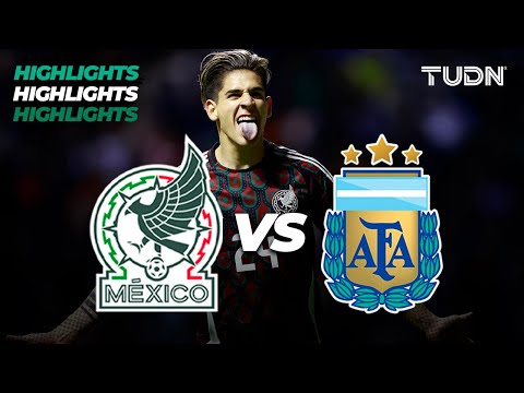 HIGHLIGHTS | México 3-0 Argentina | Amistoso Sub 23 | TUDN