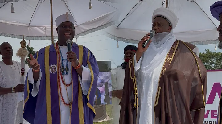 HEAR THE LIVE ACHIEVEMNT OF OONI OF IFE SITTING WIT SULTAN OF SOKOTO @ THE LUNCH OF OJAJA UNIVERSITY