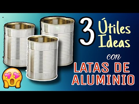 Video: Qué se puede hacer con una lata de aluminio. Ideas, foto, descripción