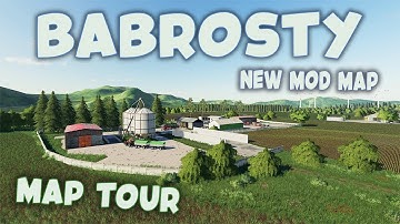 NEW MOD MAP "BABROSTY" Farming Simulator 19 PS4 MAP TOUR (Review) New to CONSOLE.