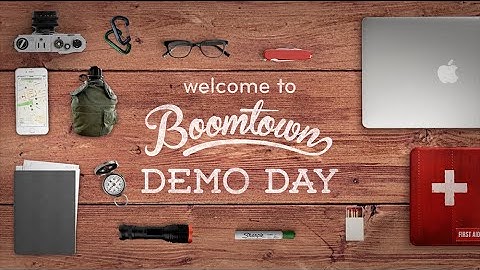Boomtown Summer 2016 Demo Day Intro