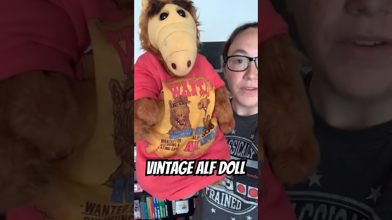 ALF doll with vintage t-shirt
