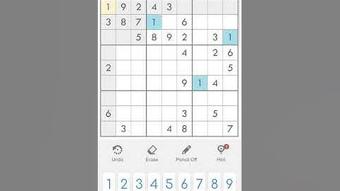 24 DEC 2019 - SUDOKU DAILY CHALLENGE