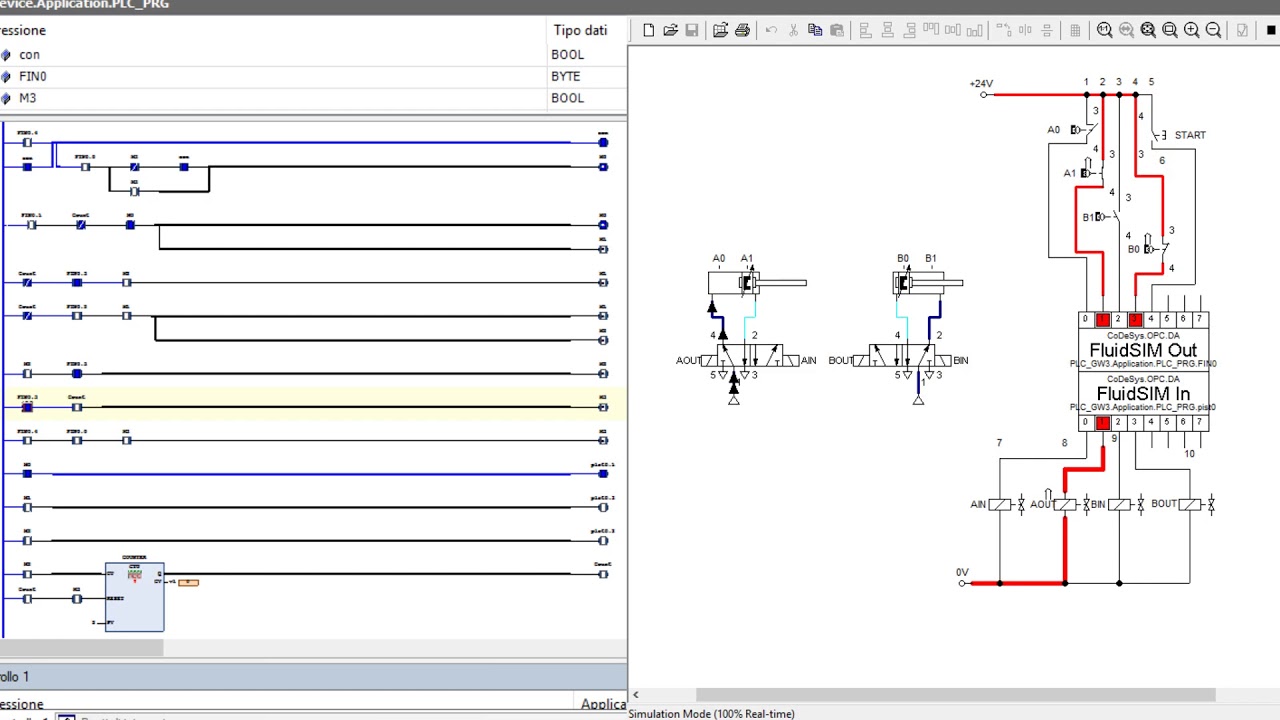 FA @ Polito - Codesys implementation of a counter - Lab4 4b - YouTube