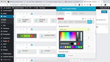 Academix WordPress Theme  -  KingComposer About Us Addon Background Change