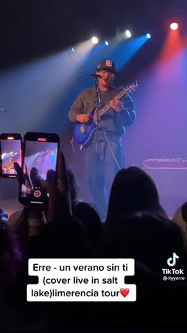 Erre-un verano sin ti (cover live in saltlake)limerencia tour❤️
