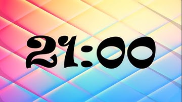 21 Minute Timer | 1260 Second Timer | 21 Minute Countdown with Music