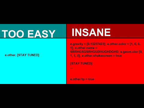 TOO EASY to INSANE | Algodoo scripts and commands