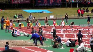 20180503　第71回大阪高校陸上3 4地区予選会　男子　110mH　TR　1組