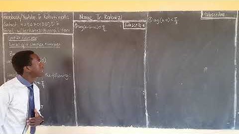 Arg(z − 2 − 4i) = (π / 4)...........#africastruggle.