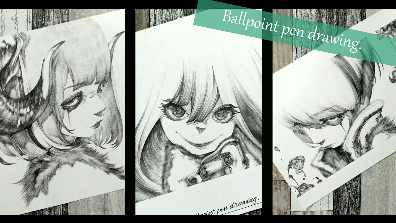 ボールペン画メイキング】鳥 - その31 -【Ballpoint pen drawing