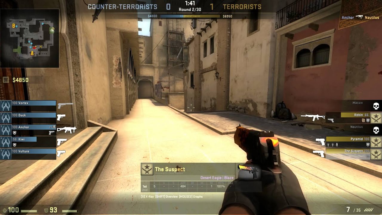 CS:GO Overwatch Cheater - YouTube