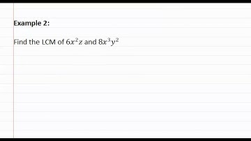 2.4d: LCM with Variables