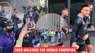 The World Champion🇦🇷 got a warm welcome in Los Angeles, United States by CSPN FC 8,214 views 2 months ago 1 minute, 18 seconds