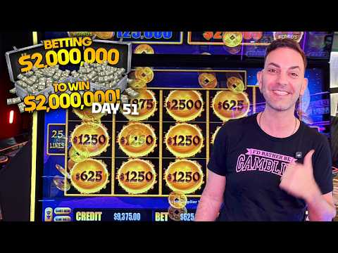 We NEEDED that first spin magic 🐉 Day 51: Betting $2M to WIN $2M