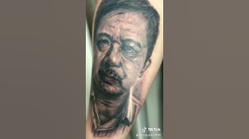 Father tattoo portrait Xăm chân dung