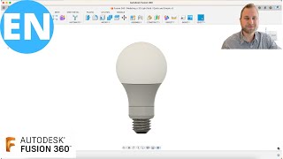 Fusion 360 | Moldeling a 3D Light Bulb | Quick and Simple