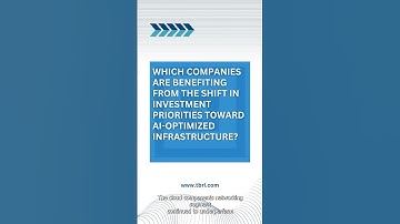 Who is benefiting from the shift in investment priorities toward #AI-optimized #infrastructure?
