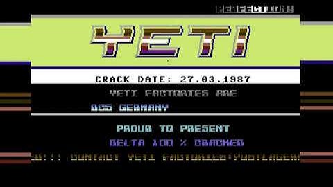 Yeti Factories (YF) Intro 3 ! Commodore 64 (C64)