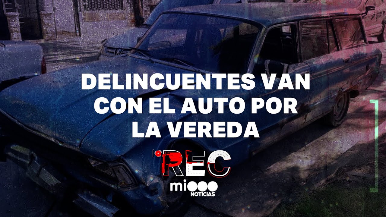 DELINCUENTES VAN CON EL AUTO POR LA VEREDA - ROBA CON EMBARAZADA - #REC