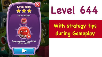 Inside Out Thought Bubbles - Level 644 - Tips and Strategy Gameplay Walkthrough Youtube No Boosters
