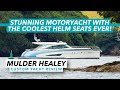 Stunning motoryacht with the coolest helm seats ever | Mulder Healey review | Motor Boat & Yachting