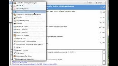 arch linux - graphic installer, remove, update package (1)