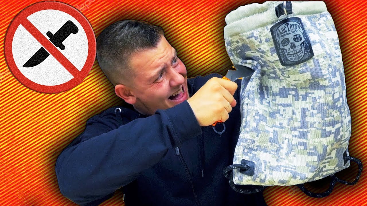 НАКОНЕЦ-ТО! Непрорезаемый Рюкзак Loctote FLAK SACK II