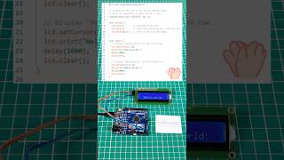 LCD Display With Arduino #arduino #diy #programming