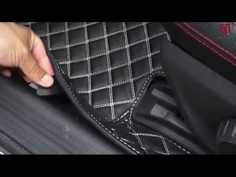 Видео: Установка ковриков из экокожи в салон Mercedes-Benz CLA, GRACETOUR