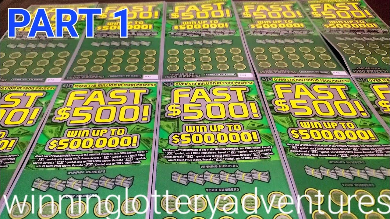 1 OF 10 FAST 500! 10 NY LOTTERY SCRATCH OFFS PART 1 YouTube