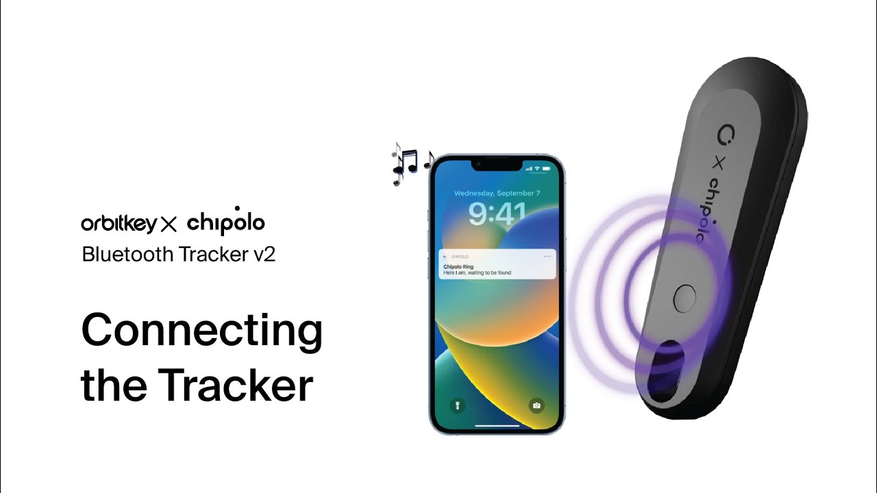 Orbitkey x Chipolo Bluetooth Tracker v2 – Connecting the Tracker