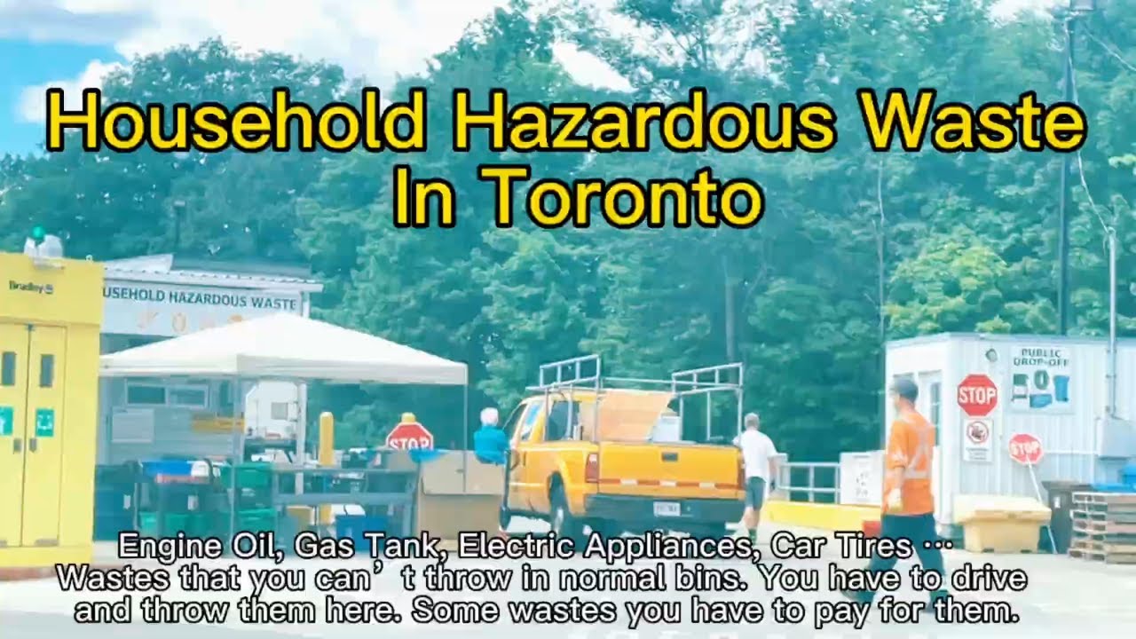 Household Hazardous Waste In Toronto YouTube
