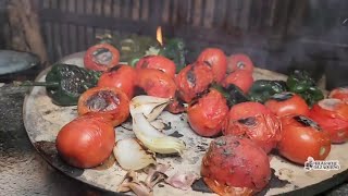 Deliciosa receta ! Pollo en salsa de tomate 🔥con chile poblano 😋