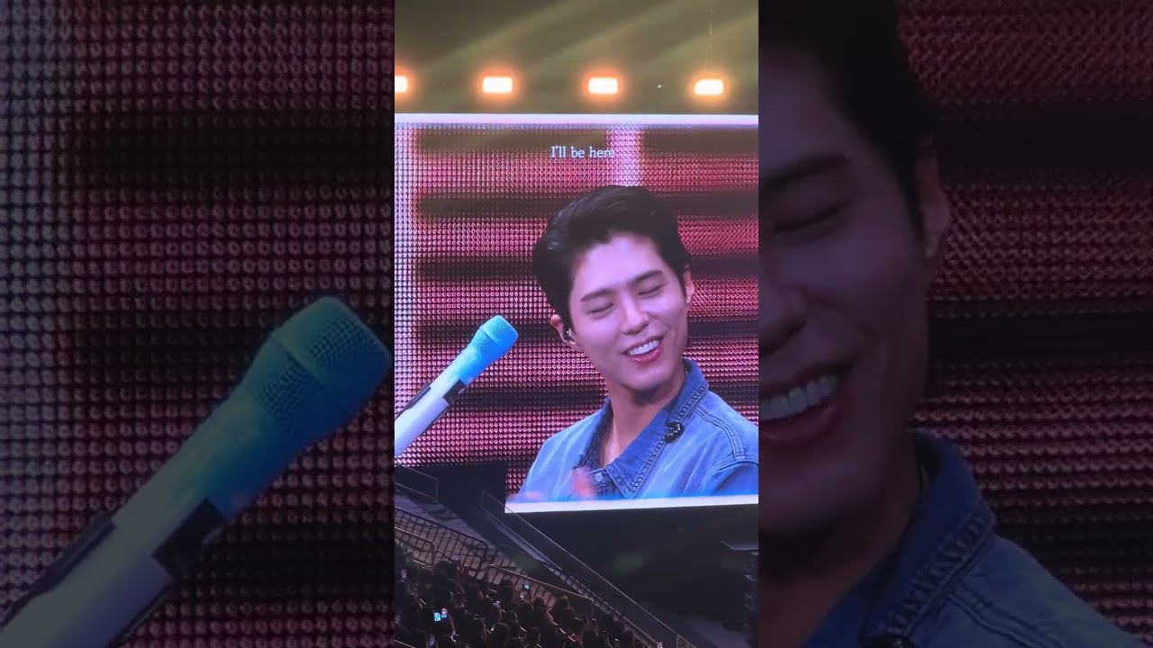 Park Bo Gum at MOA August 22,2025 sings Christian Song I will be here
