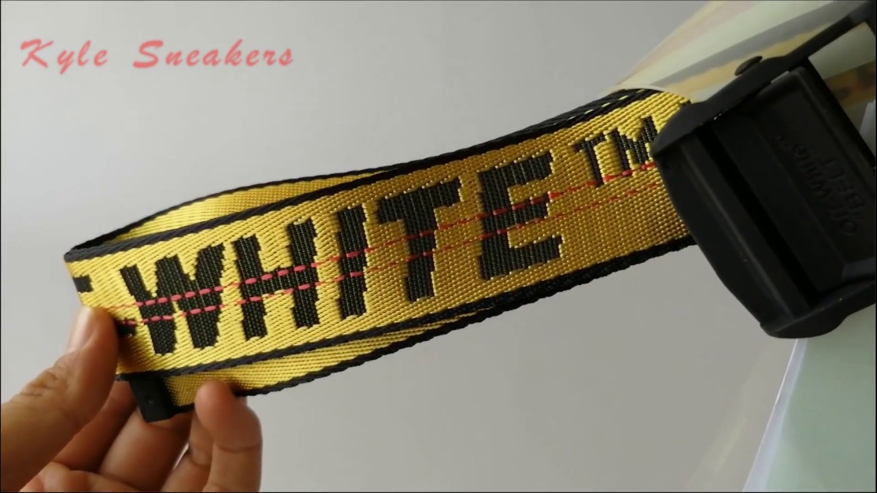Off White Yellow Belt Review-Kyle Sneakers