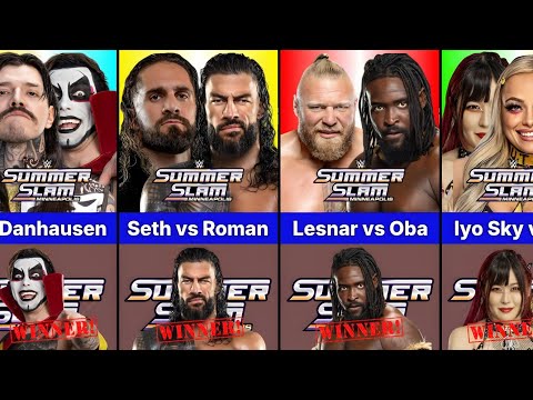 WWE SummerSlam 2026 Confirmed Match Card & Winner Predictions