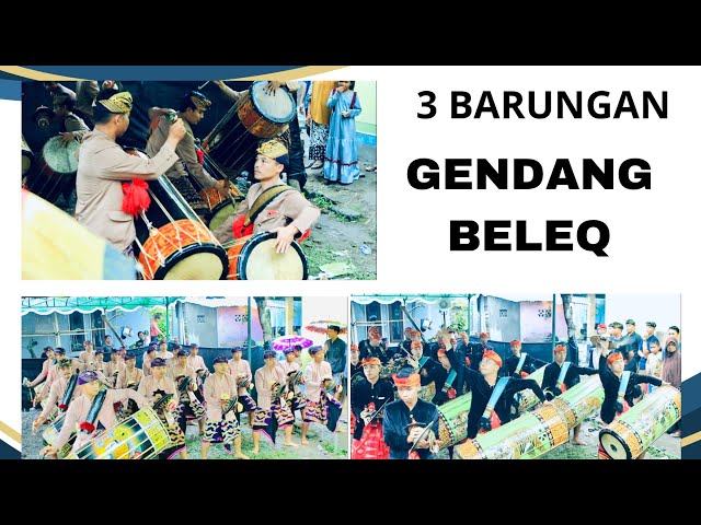 TABUH PEMBUKAQ JEBAK - 3 BARUNGAN GENDANG BELEQ BERAKSI DI MARKAS PUMA DASTER  Rul Kanter class=