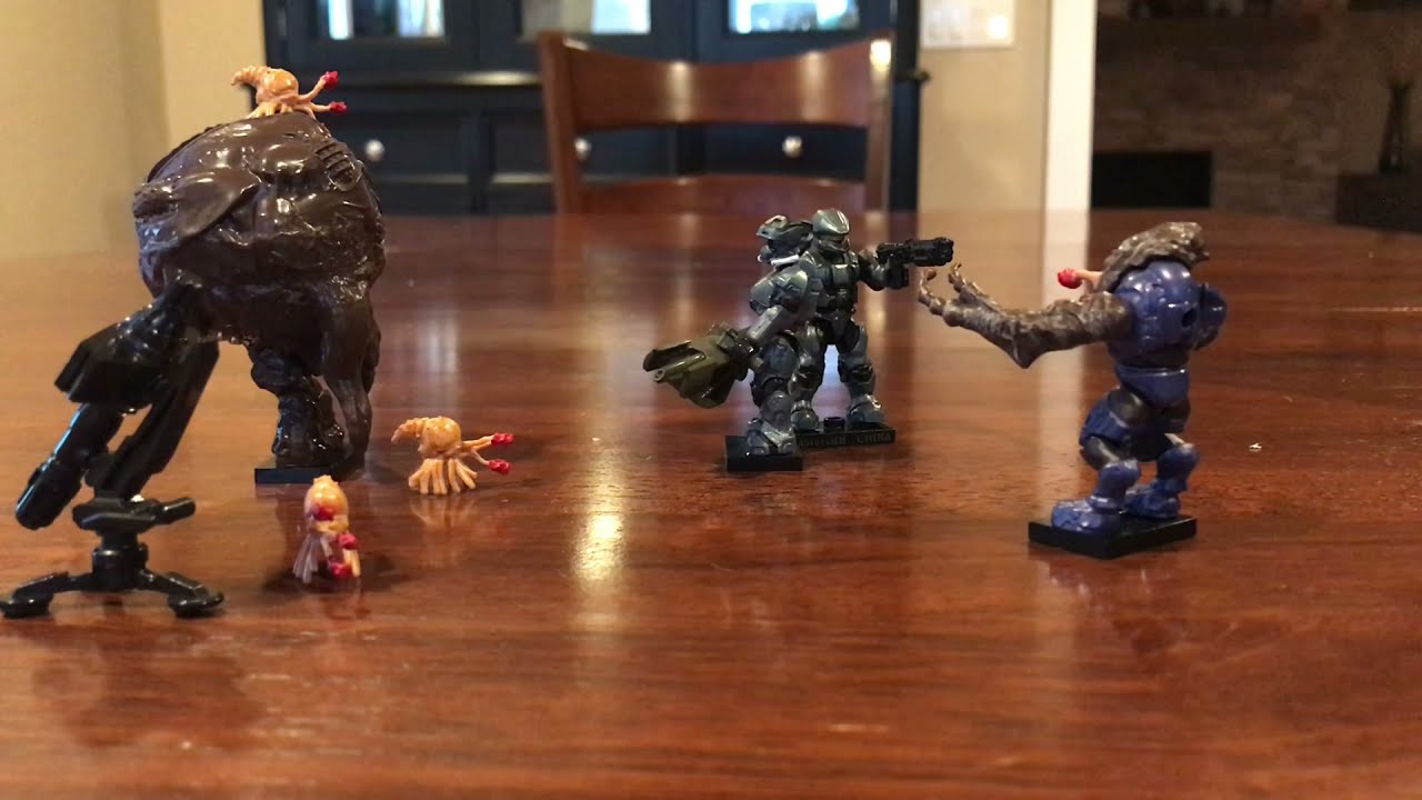 Mega Bloks Halo Flood Hunters Battle Unit Review