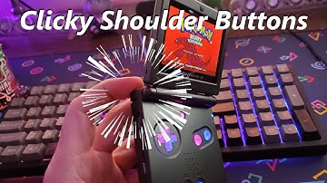 Gameboy Advance SP Extra Clicky Shoulder Buttons