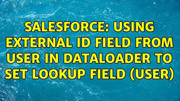 Salesforce: Using External ID field from User in Dataloader to set lookup field (User)