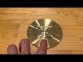 パナソニック　アップコンフラットゴールド丸型　銅合金製　2コ口　フロアコンセント