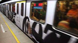 台北捷運C321型[007空降危機]彩繪車離站(善導寺).avi